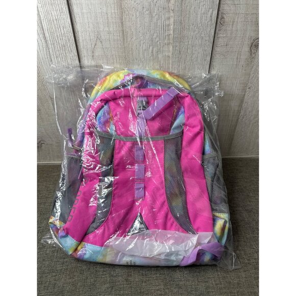 L L Bean Explorer Tie Dye Kids Backpack w/ Multiple Compartments & Adj Straps - Picture 11 of 12